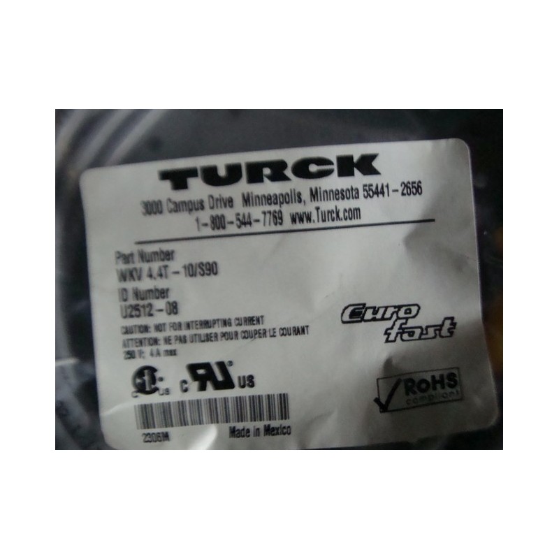 TURCK WKV 4.4T-10/S90 TURCK WKV 4.4T-10/S90