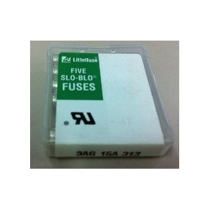 LITTEL FUSE 3AG 15A 313