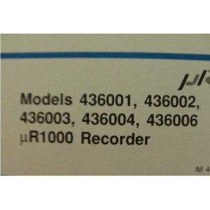 YOKOGAWA 436001 UR100 RECORDER