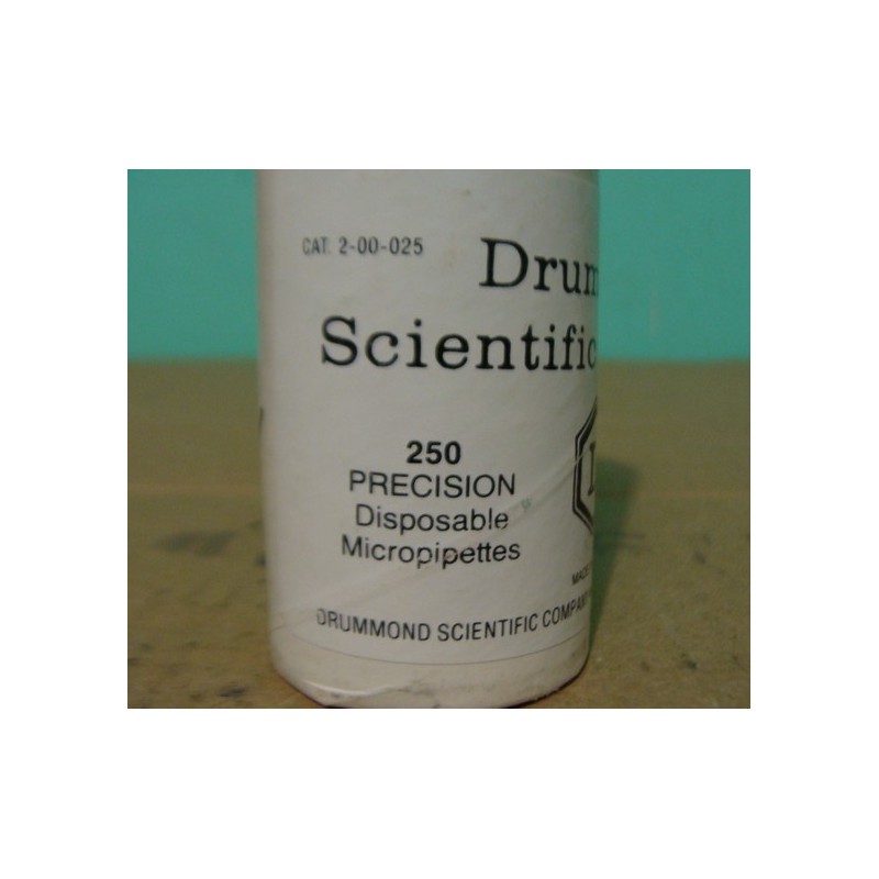DRUMMOND SCIENTIFIC MICROPIPETTES 2-00-025 DRUMMOND SCIENTIFIC MICROPIPETTES 2-00-025