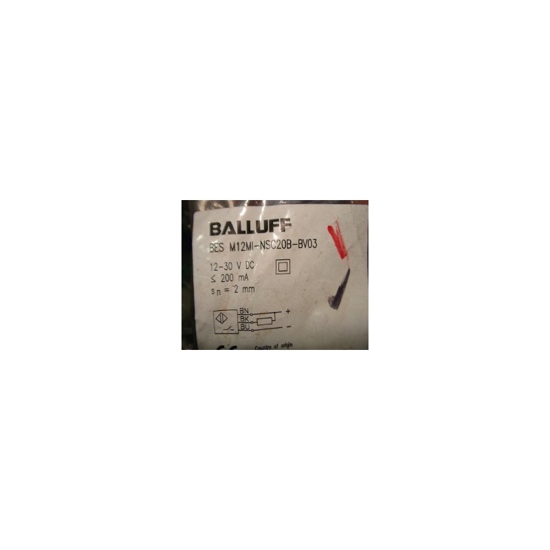 BALLUFF SENSOR - BES M12MI-NSC20B-03