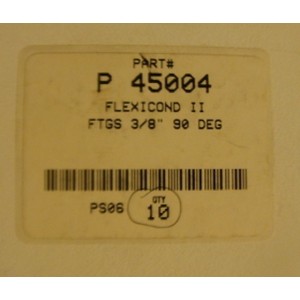 FLEXICOND 11 FTGS 3/8'' 90 DEG 45004