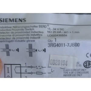 Siemens Sensor 3RG4011-7JB00 - Reliable Detection for Efficiency