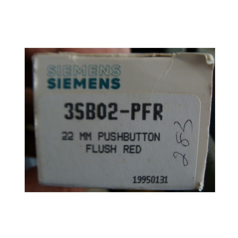 SIEMENS 3SB02-PFR