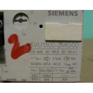 Siemens 3VU1300-2MG00 Motor Protection Circuit Breaker – Specifications and Availability