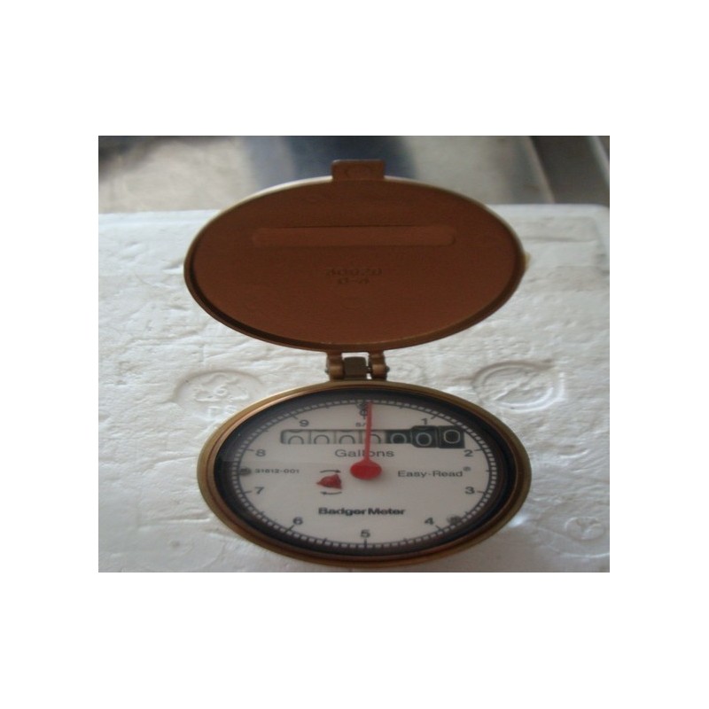 BADGER METER REGISTER COMPLETE COLD WATER ONLY
