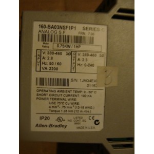 ALLEN BRADLEY 160-BA03NSF1P1