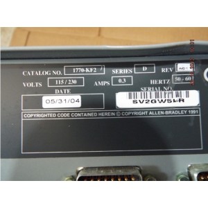 ALLEN BRADLEY 1770-KF2