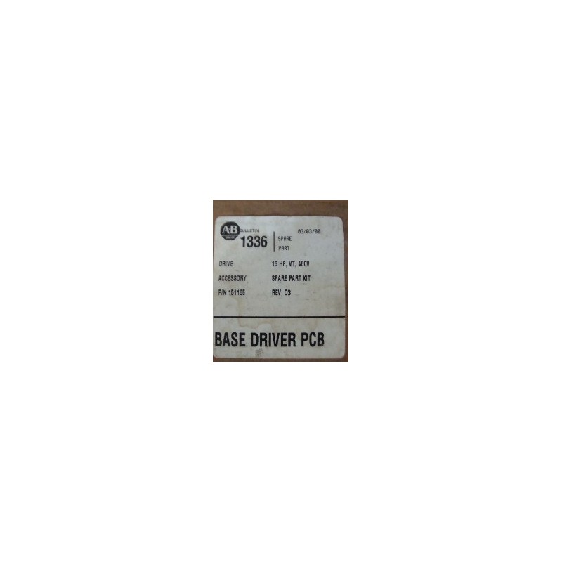 ALLEN BRADLEY 15HP 15 HP 151165 ALLEN BRADLEY 15HP 15 HP 151165