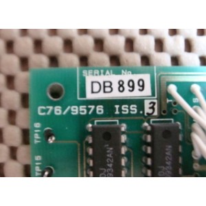 BOARD C 76/9576 ISS SERIAL DB 899