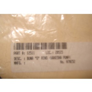 BUNA "0" RING WAKESHA PUMP N70252