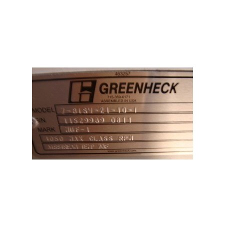 GREENHECK 7-BIS4-21-10-1