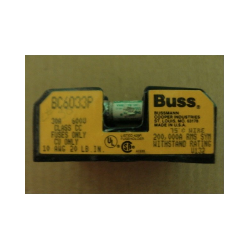 BUSS FUSEHOLDER BC6033P BUSS FUSEHOLDER BC6033P