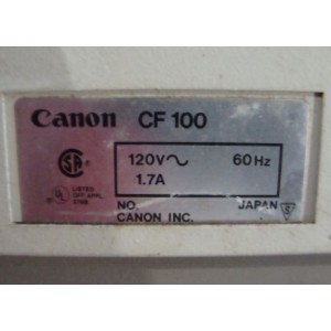CANON CF100 CANOFILMER