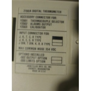 FLUKE 2190A DIGITAL THERMOMETER