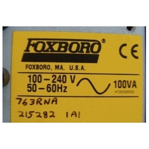 FOXBORO 763RNA-215282 CHART RECORDER
