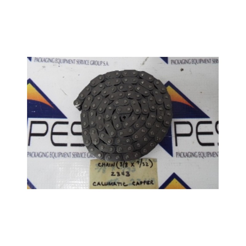 CHAIN (3/8 X 7/32 ) 2343 CALUMATIC CAPPER CHAIN (3/8 X 7/32 ) 2343 CALUMATIC CAPPER