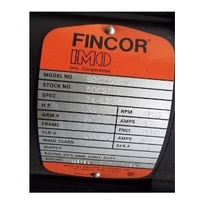 FINCOR MOTOR 9203304TF-B