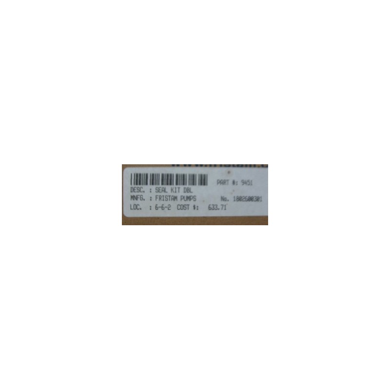 FRISTAM SEAL KIT DBL 9451