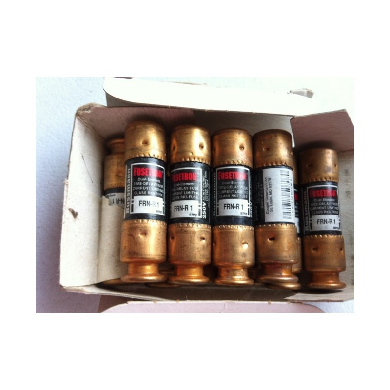 COOPER BUSSMANN FRN-R-1 LOT OF 10 COOPER BUSSMANN FRN-R-1 LOT OF 10