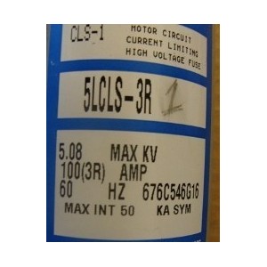 CUTLER HAMMER FUSE 5LCLS-3R