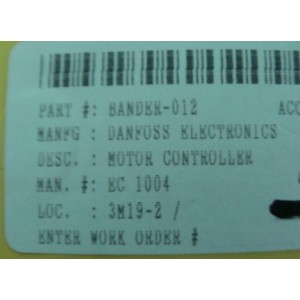 DANFOSS ELECTRONICS EC1004