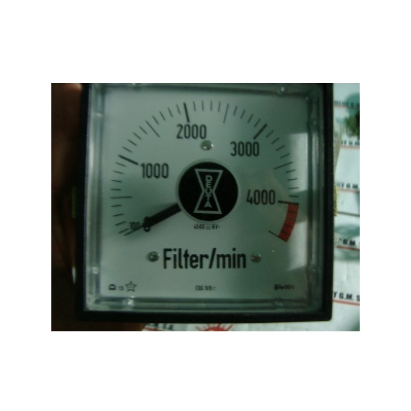 DEUTA GAUGE FILTER/MIN 0-4000