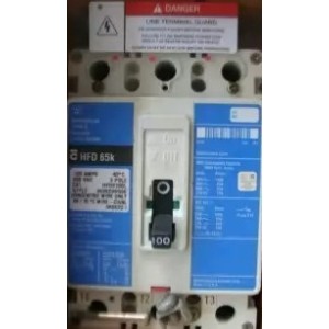 WHITE WESTINGHOUSE HFD3100L CIRCUIT BREAKER 100AMP 3POLE 600VAC