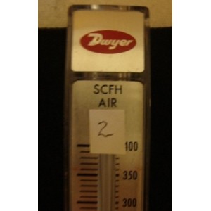 DWYER  0-400 SCFH AIR FLOW METER