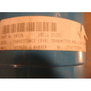 ENDRESS & HAUSER CAPACITANCE LEVEL TRANSMITTER