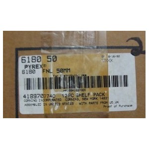 PYREX 6180 50 F'NL 50MM 12PC/BOX