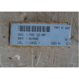RAYMOND L1B02C FUSE 150 AMP