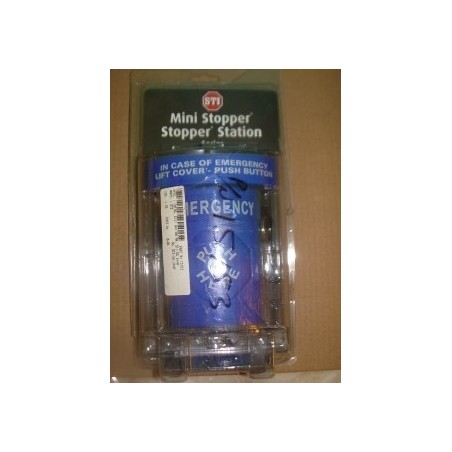  STI BLUE EMERGENCY SAFETY MINI STOPPER STATION 
