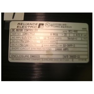 RELIANCE ELECTRIC DC MOTOR CONTROLLER