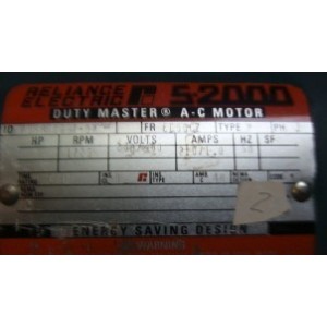 RELIANCE ELECTRIC MOTOR AC S-2000