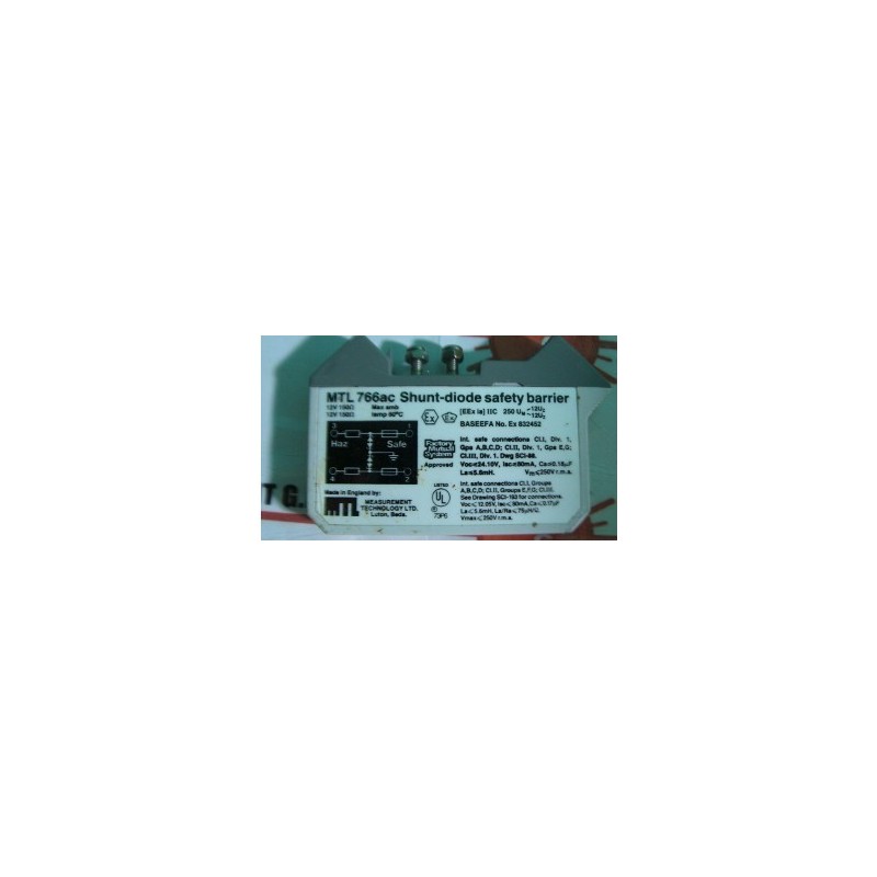 SHUNT DIODE SAFTY BARRIER - MTL 766AC
