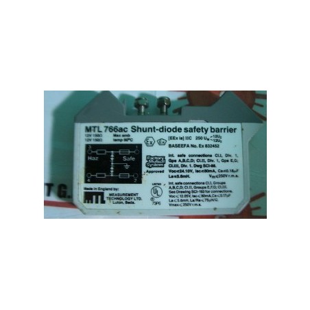 SHUNT DIODE SAFTY BARRIER - MTL 766AC