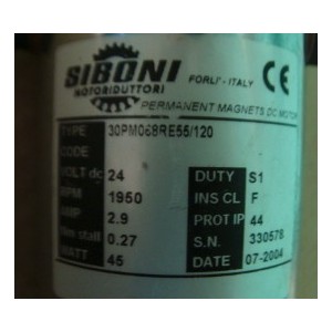 SIBONI MOTOR 30PM068RE55/120