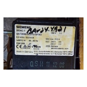 Siemens 4AT3696-0ED10-0FM3 Single-Phase SITAS Transformer