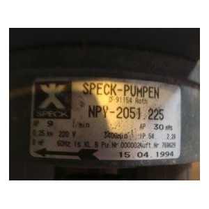 SPECK-PUMPEN  NPY-2051-225