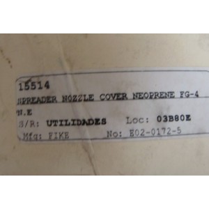 FIKE NOZZLE COVER NEOPRENE FG-4 E02-0172-5