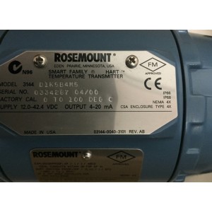 Rosemount 3144 D1K5B4M5 Temperature Transmitter – High-Performance Industrial Measurement
