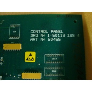 MUNTER CONTROL PANEL 50455 / 1-50113 ISS 4