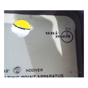 Thomas Hoover Uni-melt 6427-H10 Capillary Melting Point Apparatus