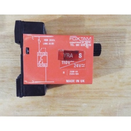 FOXTAM  CONTROLS TYPE YRA S RELAY 
