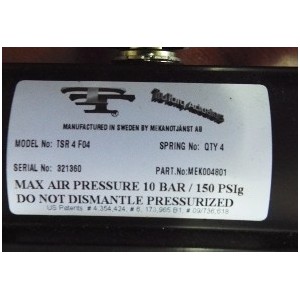 TRU TORQ MEK004801 TSR 4 F04