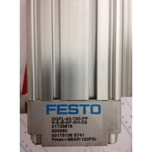 FESTO DGPL-40-750-PP V-A-B-GF-SH-D2 Pneumatic Linear Actuator