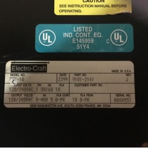 Electro-Craft IQ2000 PDM-10 Servo Drive Module – Precision Motion Control