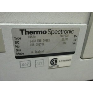 Thermo Spectronic UV530 UV-Visible Spectrophotometer – Accurate and Reliable Measurements