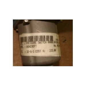 UNITED ELECTRIC PRESSURE SWITCH 32-6-3